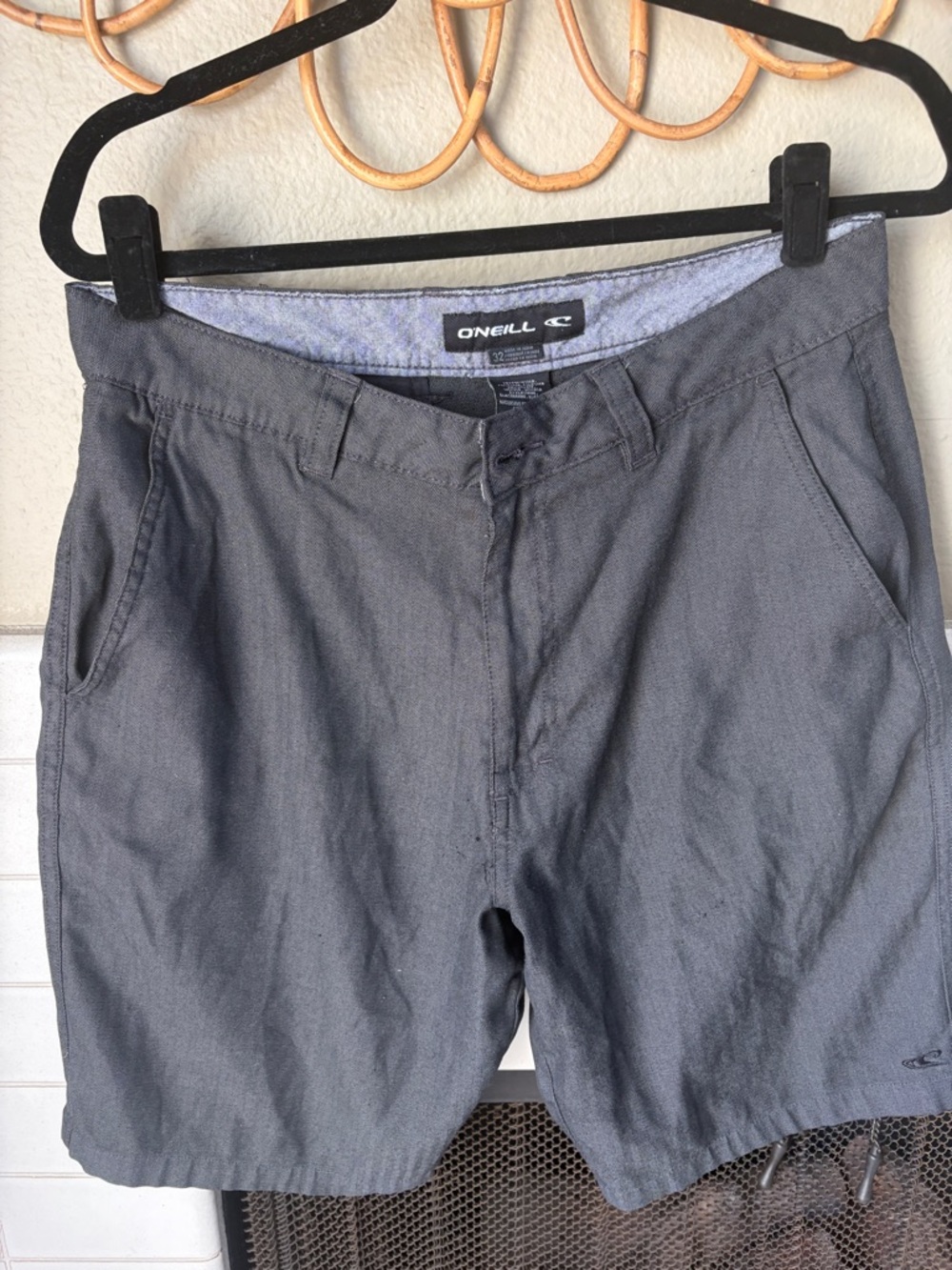 O'Neill Men's Charcoal Gray Casual Shorts